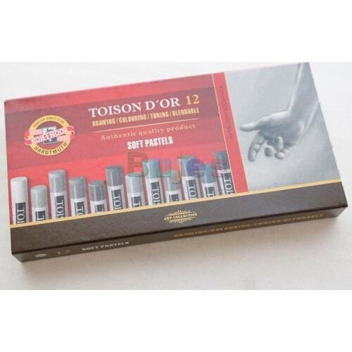 Koh-I-Noor Gioconda Soft Pastel Color Pencil Set, Assorted Colored Pencils,Pastel Stick, Coloring and Sketching,Painting