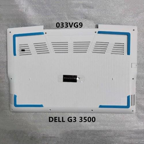 New For DELL G3 3500 Lower Cover Bottom Shell Notebook D Shell White 033VG9 33VG9