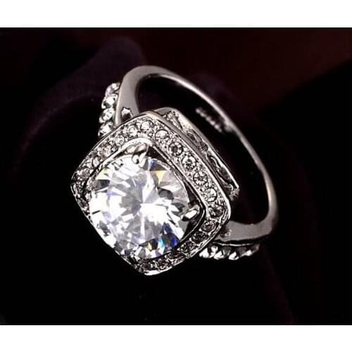 New Sale Brand TracysWing Genuine Austria Crystal Copper gold Color Rings for Women #RG95621silver