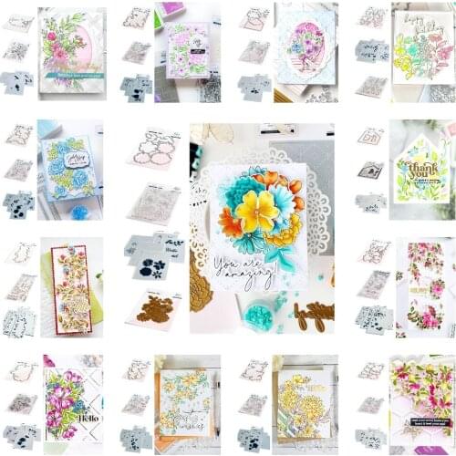 New Small Daisy Letters Metal Cutting Dies and Stamps DIY Scrapbooking Card Stencil Paper Cards Handmade Album Stamp Die Sheets