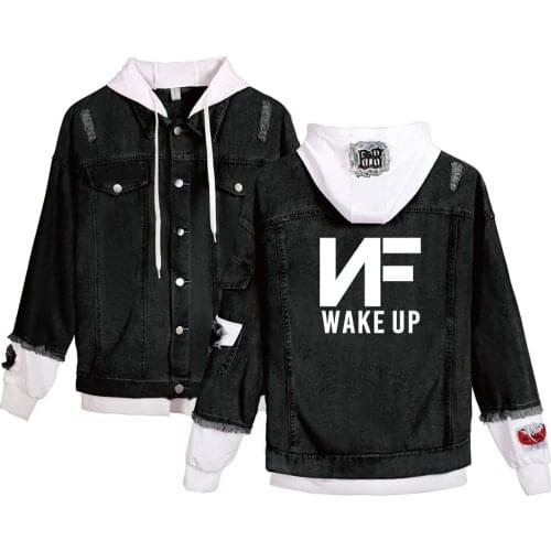 New NF Hoodies Denim Jacket Men/Women Autumn Winter Fashion Kpop Simple And Beautiful Nate Feuerstein Boy/Girl Jacket Sweatshirt