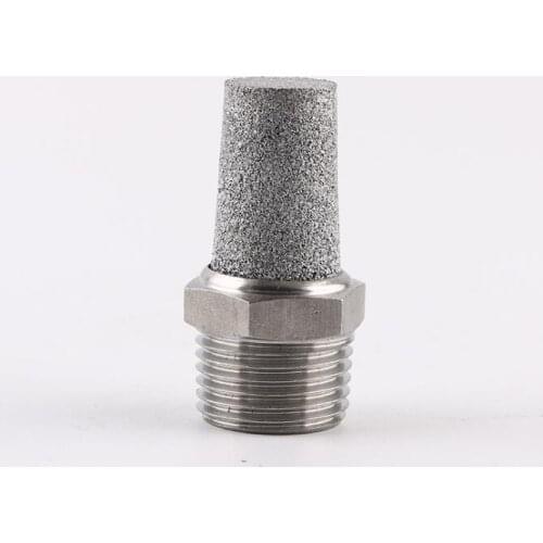 Pneumatic M5 M6 1/8" 1/4" 3/8" 1/2"3/4" BSP Stainless steel 316 air muffler silencer