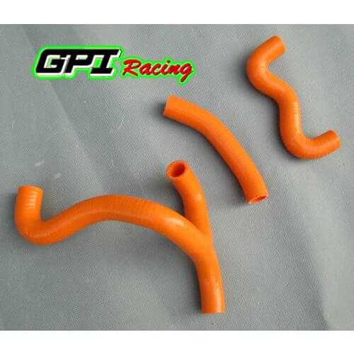 GPI silicone radiator hose FOR KTM 50SX 50 SX 2012 2013 12 13 ORANGE