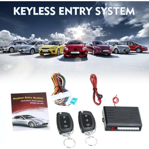Car Door Lock Trunk Release Keyless Entry System Central Locking Kit With Remote Control Trunk Pop Support 1 Million Code Times