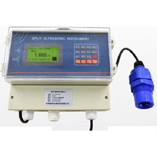 Split Ultrasonic Liquid Level Meter Level Meter Discharge