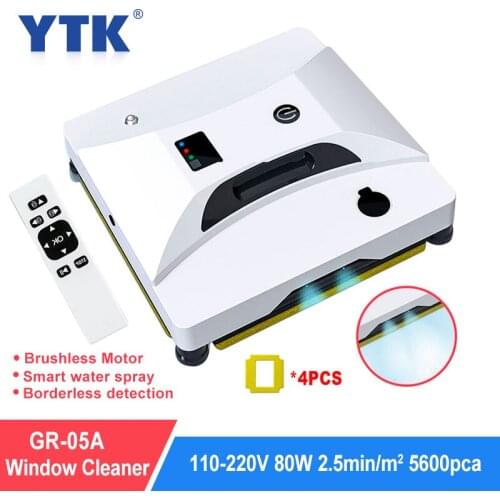 Smart Water Spray Window Cleaning Robot Intelligent Obstacle Avoidance Route Planning Anti-fall Window Glass Cleaning Machine