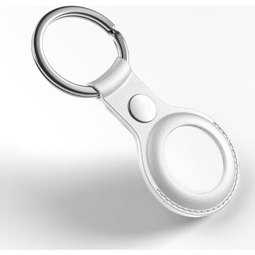 Leather PU Protective Sleeve For Protect Cover Airtag For Apple Locator Tracker Anti-lost Device Keychain Protective Case