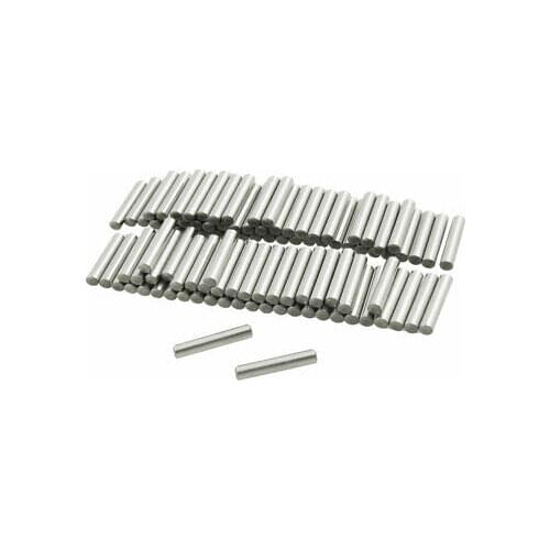 100 Pcs Stainless Steel 2.95mm x 15.8mm Dowel Pins Fasten Elements