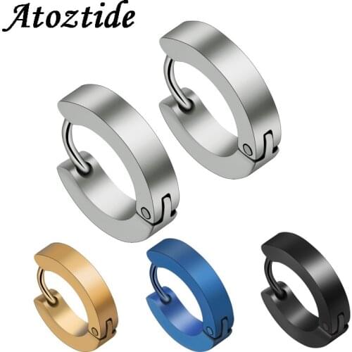 Женские золотые серьги Atoztide China At AliExpress