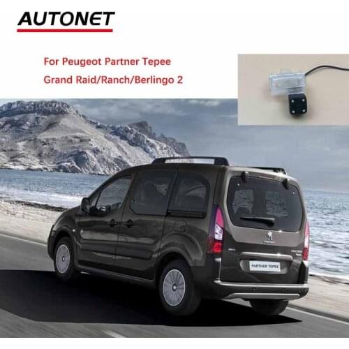 Autonet CVBS Rearview camera For Peugeot Partner Tepee/Grand Raid/Ranch/Berlingo 2 AHD Night view rear/license plate camera