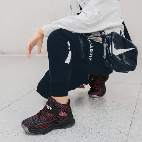 Hot four seaso children fashion casual shoes Boys' sneakers boy Brand High top running Basketball shoes kids 12 13 14 years old