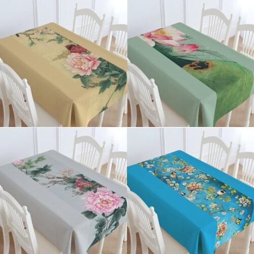 Beautiful flower leaves table cover wedding decoration table cloths for events silver table cloth white coffee table tablecloth