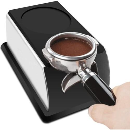 Creative Silicone Coffee Tamper Mat Holder Espresso Maker Support Base Non-Slip Flexible Corner Pad Barista Coffee Tea Bar Tools