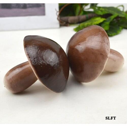 Kitchen cabinet hotel supermarket store shop decor Artificial Vegetables props Simulation fake swamm fungus mushroom model