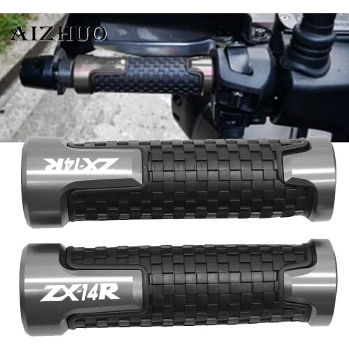 7/8"22mm Motorcycle Accessories Handlebar Grips Handle Bar Hand Bar Motorbike For KAWASAKI ZX14R ZX 14R 2006 2007 2008 2009-2016