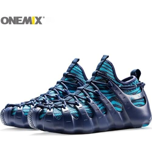 Onemix men sport sneakers outdoor 1 shoes 3 wearing jogging walking sneakers sock-like sneakers environmentally friendly shoes