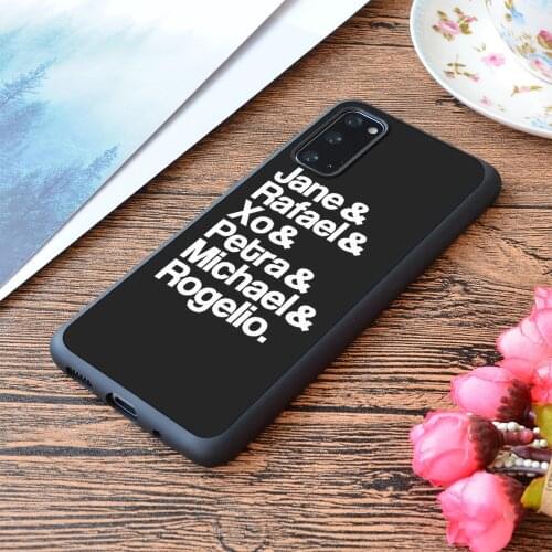 For Samsung Galaxy Jane The Virgin Characters Print Soft Matt Phone Case