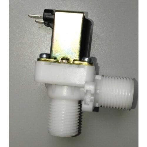 Normally open solenoid valve POM material vertical G1/2 external thread DC12/24V/36V for water purifier pressure 0.02-0.8Mpa