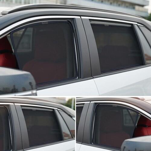 Fit For Hyundai Tucson 2015 Car Window Sunshield Sunproof Cover Sun Shade Side Window Sunshades Mesh Accessories