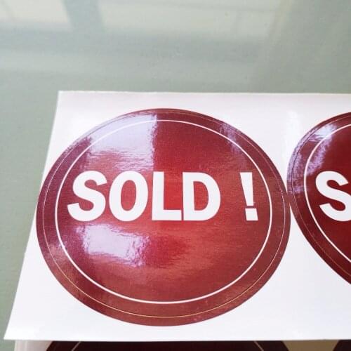 170 pcs/lot, 76mm SOLD! Store promotion label sticker, Item No. PD06