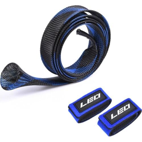 3PCS/Lot Fishing Rod Belts Ties Stretchy Magic Bait Casting Spinning Rod Straps Holders with Fishing Rod Protector Bag