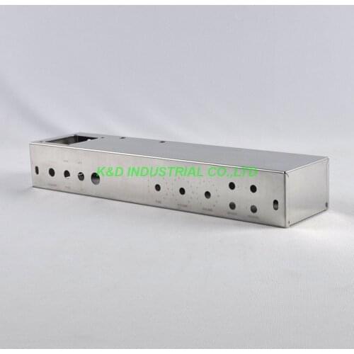 1pc Pro 5C5 Style Chrome Plated Stainless Steel Chassis For DIY Tube Amp Socket