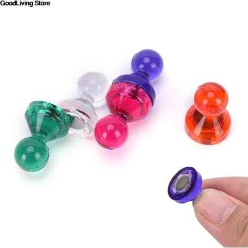 Random Strong Magnets Neodymium Magnetic Pin Thumbtacks Fridge Whiteboard Noticeboard Skittle DIY Home Decoration Wall