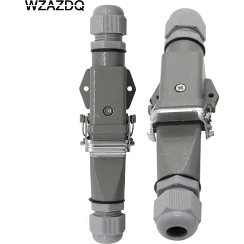 Heavy duty connector 4 core (3+1)5 core (4 +1)6 core (5+1)8 core (7+1) gas plug 250v-005-4 connected to aviation plug