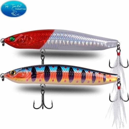 Sinking pencil fishing lure high quality jerk bait ABS plastic artificial CF LURE 90mm 21g fishing lures for pike bass