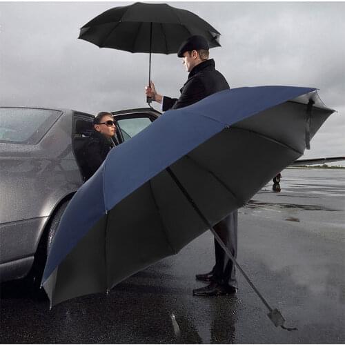 Windproof Folding Umbrella Women Rain 3 Fold Men 10 Bone Car Luxury Large Business Umbrellas Female Male Gifts Parasol