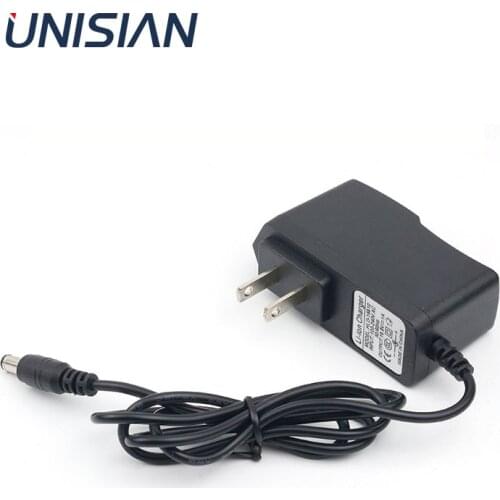 UNISIAN 18650 Lithium Battery Charger 8.4V/12V/16.8V 1A Charging Power Adapter DC Plug 5.5MM x 2.1MM Portable Charger