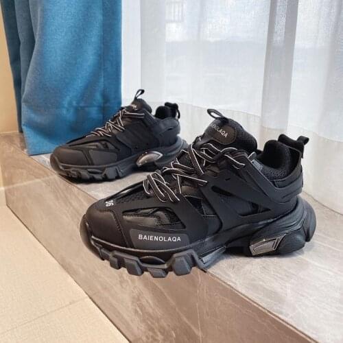 2021 New Fashion Soft Leather Wedges Walking Platform Lace-Up Women Track Sneakers Jogging Outdoor Casual Sports Shoes Green