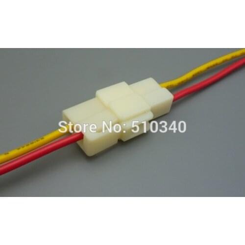 1set 6.3mm connector 2P 2 pin Electrical 6.3 Connector Kits Male Female socket plug for Motorcycle Car