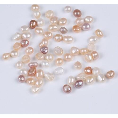 100g/Lot The Cultured Freshwater Pearl Raw Material Natural Color Baroque Shape Loose Bead