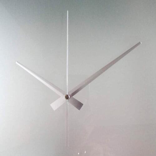 100sets S Shaft Clock Long Hands 720#Silver (just hands) Metal Aluminum DIY Quartz Clock Accessory High quality DIY Clock kits