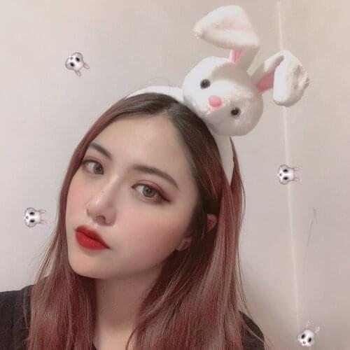 20 PCS/lot Bunny Ears Headband Selfie Hairpin Headband Hair Accessories for Women
