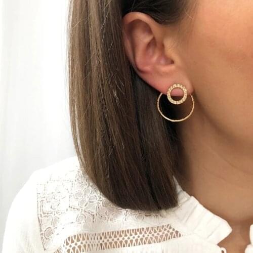 2020 New Fashion Womens Earrings Temperament Elegant Round Drop Dangle Earrings for Women Wedding Party Jewelry Gifts