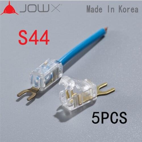 S44 5PCS 2.5mm2 14-13AWG U Spade type terminals quick splice Crimp Non-stripped wire wiring connectors