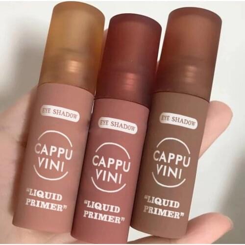 6 Colors Matte Eyeshadow Primer Velvet Liquid Eyeshadow Cream Long Lasting Eyeshadow Liquid Primer Eye Makeup Cosmetics TSLM1