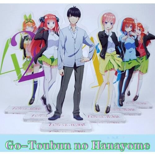 Japan Anime Go-Toubun no Hanayome The Quintessential Quintuplets Yotsuba Cosplay Acrylic Stand Figure Model Plate Desk Decor HOT