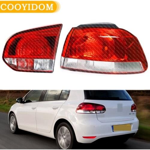 Car Outter Tail Light For VW Golf Mk6 Golf 6 Hatchback 2009 2010 2011- 2013 Taillight Replacement Rear Reverse Driving Side Lamp