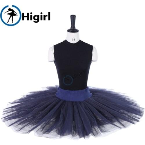 Adult navy blue half Ballet Tutu for girls ballerina tutus professonal half pancake platter black ballet tutu for women BT8923