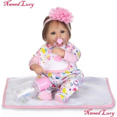 Bebe 40cm doll reborn toys real premmie baby girl doll toys soft cloth body silicone vinyl dolls children gift bonecas