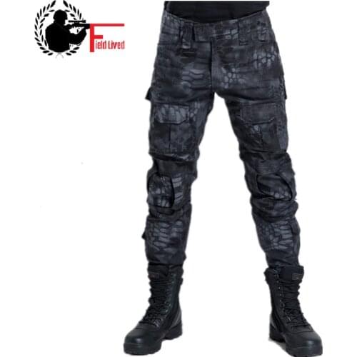 Man Pants Tactical Military Style Camouflage Hunt Pant for Man Army Urban Ripstop Train Python Overalls Cargo Pants Male Fashion