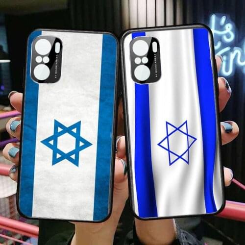 Israel flag Phone Case For xiaomi redmi POCO F1 F2 F3 X3 Pro M3 9C 10T Lite NFC Black Cover Silicone Back Prett mi 10 ultra cove