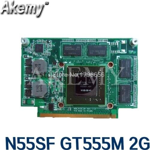 For Asus N75S N75SF N55SF N75SL N55SL GT 555M GT555M N12E-GE2-A1 VGA Video Graphic Card 2GB Laptop 100% Test