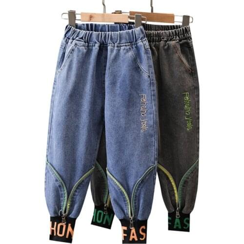 Jeans For Girls Patchwork Jeans For Girls Spring Autumn Jeans For Children Casual Style Clothes For Girls