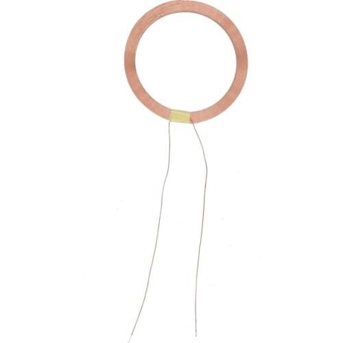 Taidacent High Voltage 48V Induction Copper Coil For Battery Induction Charger Transmitter Receiver PCB Wireless Charging Coil