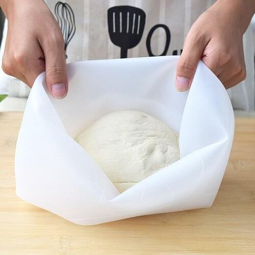 Baking pastry tools, soft silicone kneading dough bag, flour-mixing bag for bread, pastry, pizza and cake, baking accessories