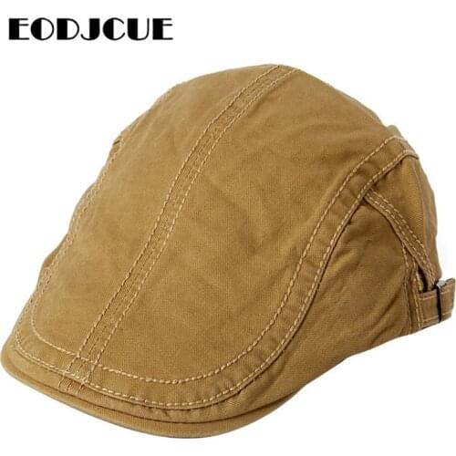 Fashion Summer Beret Men Women Casual Ivy Flat Cap Adjustable Sun Hat Casual Peaked Hat Casquette Hats Golf Driving hat boina